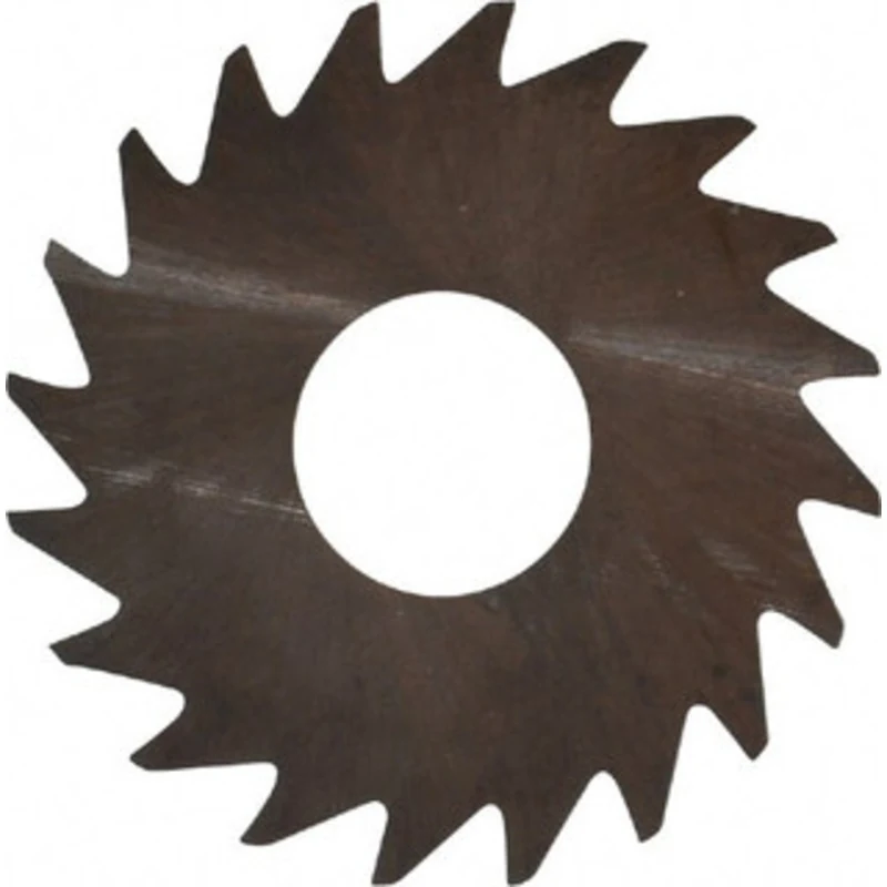 RobbJack 3/4 x 0.0156, 1/4 Arbor, 20-Tooth Solid Carbide Slitting & Slotting Saw Uncoated, RH Cut, Straight Teeth, Co...